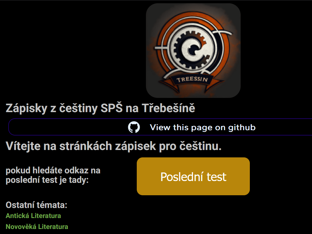 Čeština zápisky